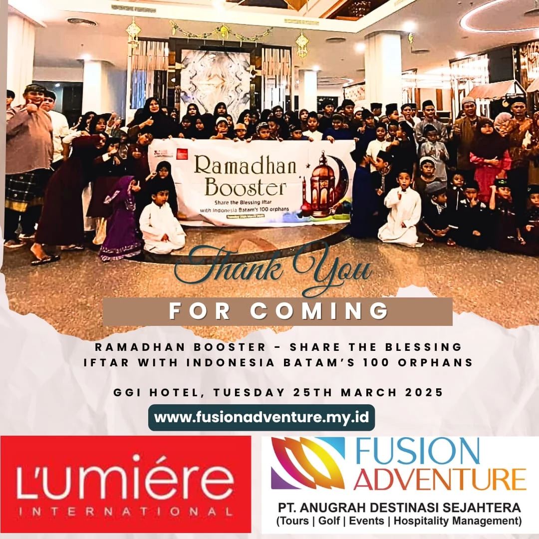 Lumiere International invites 100 orphans to Iftar Ramadan and spreads the spirit of happiness.